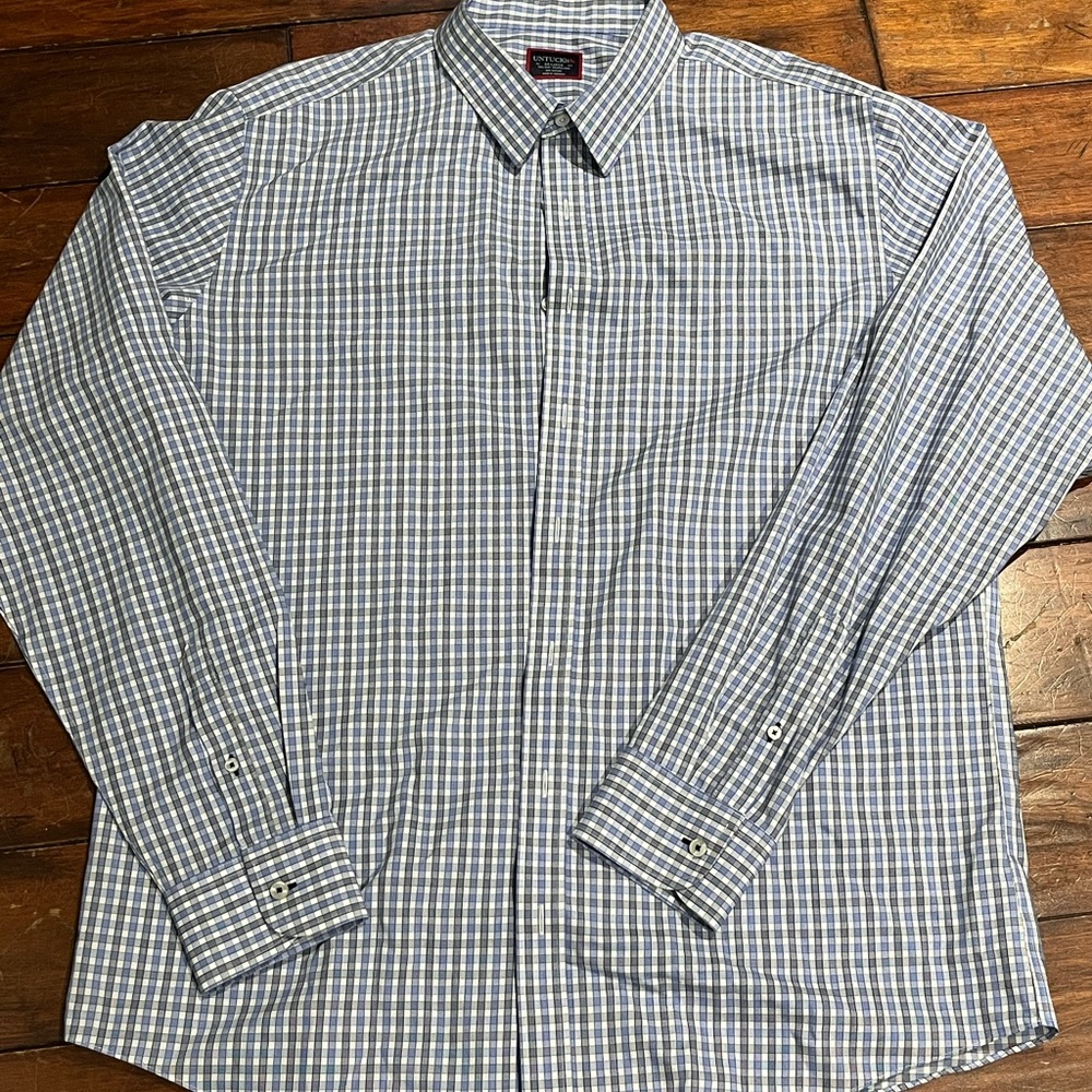 Men’s untuckit dress shirt slim XXL